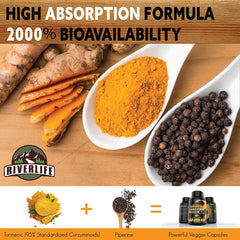 Ayurvedic Turmeric Curcumin With Raw Turmeric, 95% Curcuminoids and Black Pepper | For Joint & Healthy Inflammatory Support | 100% Natural & Indian Health Care > Metabolic Health > Diabetes > Supplement > Ayurvedic Diabetes Reversal The Yoga Man Lab   