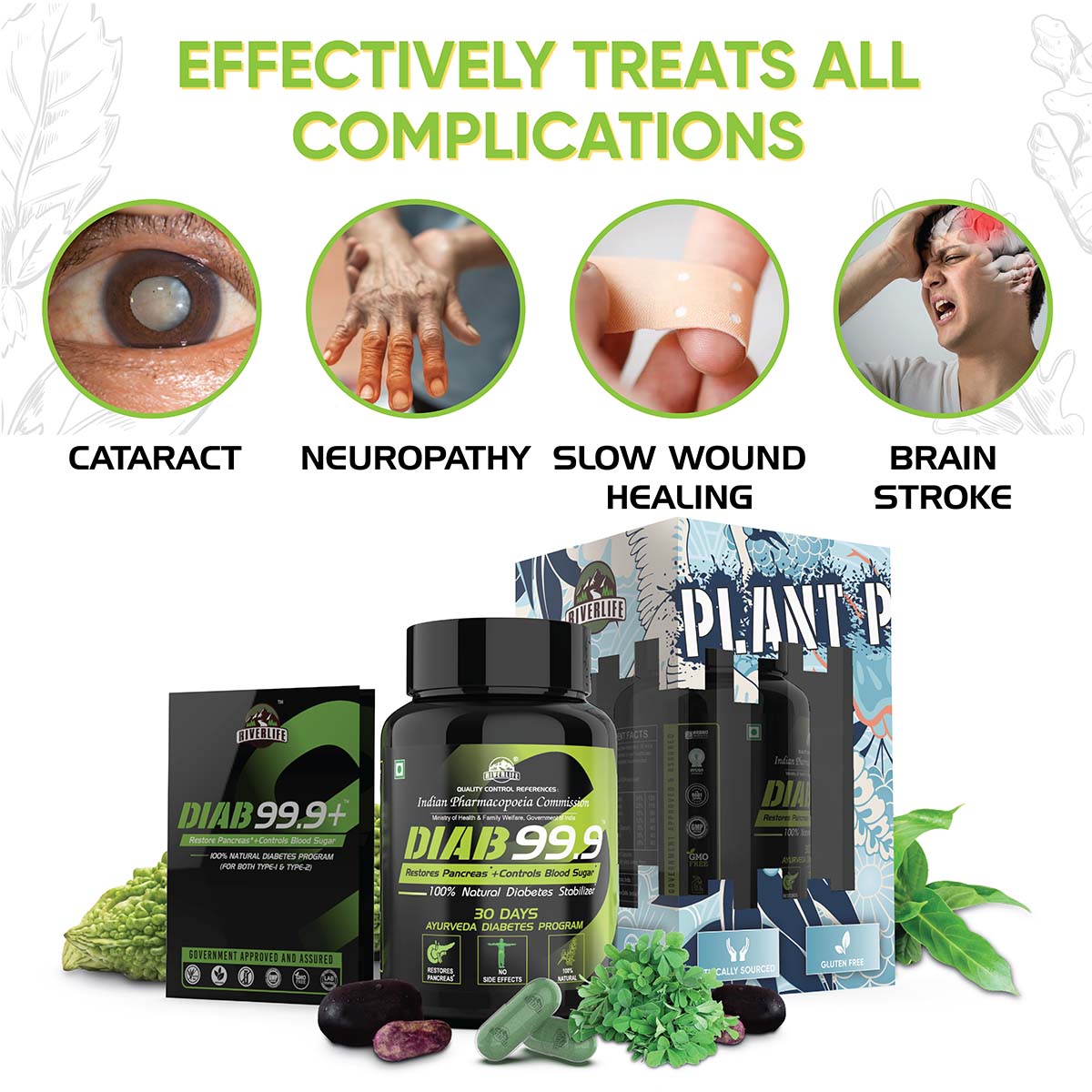 Diab 99.9 Type-2 Ayurvedic Sugar Reversal Program | Get Free Doctor & Dietitian Reversal Consultation | 100% Natural Health Care > Metabolic Health > Diabetes > Supplement > Ayurvedic Diabetes Reversal The Yoga Man Lab   