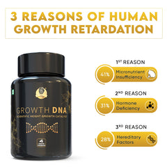 Growth DNA - Ayurvedic Height Increaser Program | Growth Plate Activator | Guaranteed Results Formula | 100% Natural