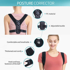 Posture Corrector Belt - Back Pain, Hips Pain, Sciatica Pain - Corrects Hump Back