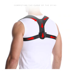 Posture Corrector Belt - Back Pain, Hips Pain, Sciatica Pain - Corrects Hump Back