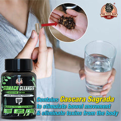 STOMACH CLEANSER - Probiotic Detox & Flatter Belly Ayurvedic Supplement | 14-Days Program To Remove Constipation & Toxins | 100% Natural with Probiotics