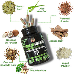 STOMACH CLEANSER- Intestine Detox Ayurvedic Supplement | 14 Days Program To Remove Toxins & Constipation | 100% Natural