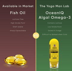 AlgaeIQ Omega-3 with 895mg DHA | Plant Based, Vegan & Natural | Higest Absorption Formula | No Heavy Metals