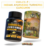 Ayurvedic Turmeric Curcumin With Raw Turmeric, 95% Curcuminoids and Black Pepper | For Joint & Healthy Inflammatory Support | 100% Natural & Indian