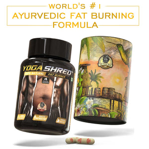YOGA SHRED - Home Fat Burner (Women) Ayurvedic Supplement | Thermogenic Weight Burner, Appetite Suppressant & Energy Booster | 100% Natural Health Care > Weight Loss > Fat Burner > Women > Supplement > Ayurvedic Fat Loss The Yoga Man Lab 4 Week Pack: ₹1499/- (40% Off)  