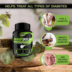 DIAB 99.9+ Type-2 Diabetes Ayurvedic Medicine | 100% Natural Health Care > Gut Health > Colon Detox > Supplement > Ayurvedic Constipation, IBS & Bowel Treatment The Yoga Man Lab   