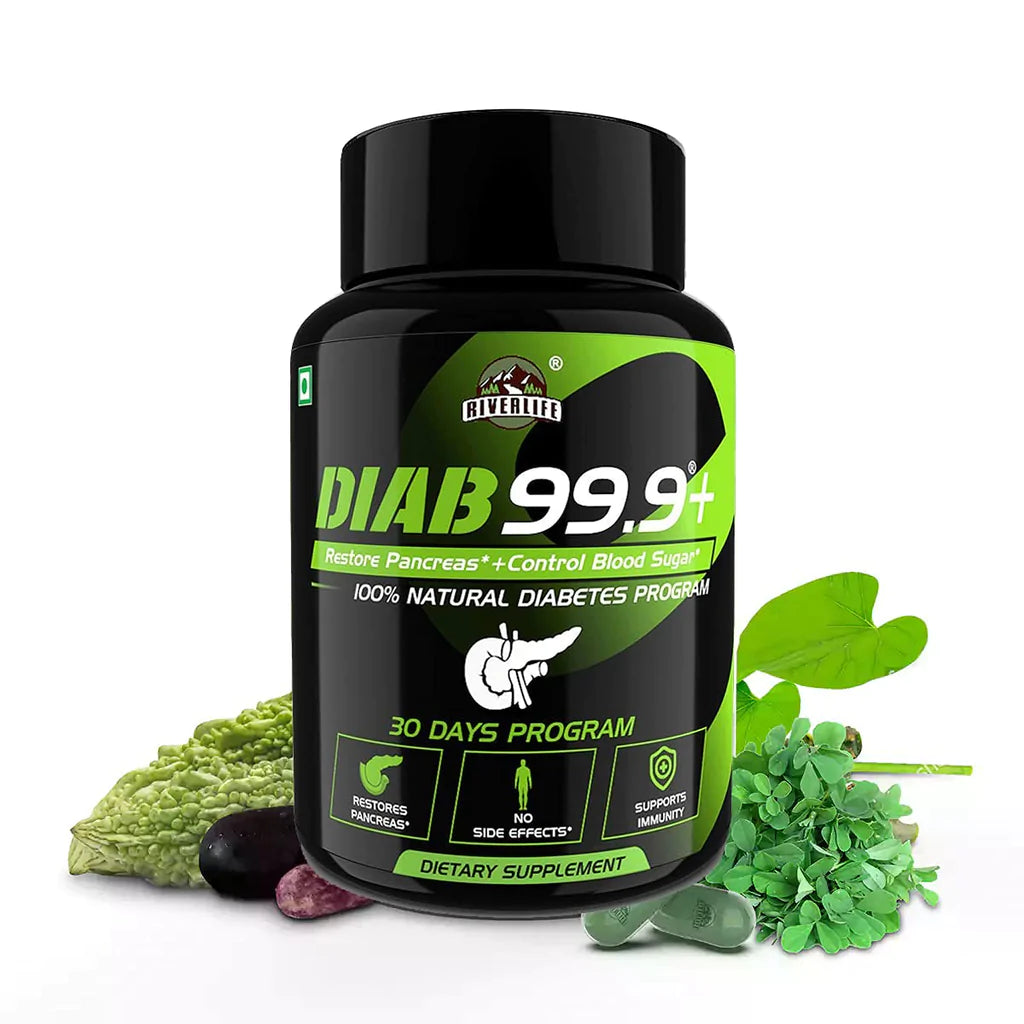 DIAB 99.9+ Type-2 Diabetes Ayurvedic Medicine | 100% Natural Health Care > Gut Health > Colon Detox > Supplement > Ayurvedic Constipation, IBS & Bowel Treatment The Yoga Man Lab   