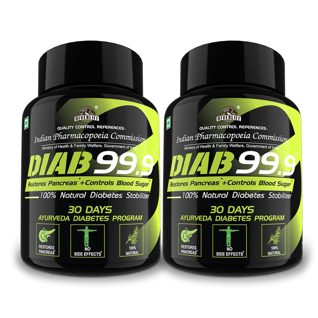 Diab 99.9 Type-2 Ayurvedic Sugar Reversal Program | Get Free Doctor & Dietitian Reversal Consultation | 100% Natural Health Care > Metabolic Health > Diabetes > Supplement > Ayurvedic Diabetes Reversal The Yoga Man Lab   