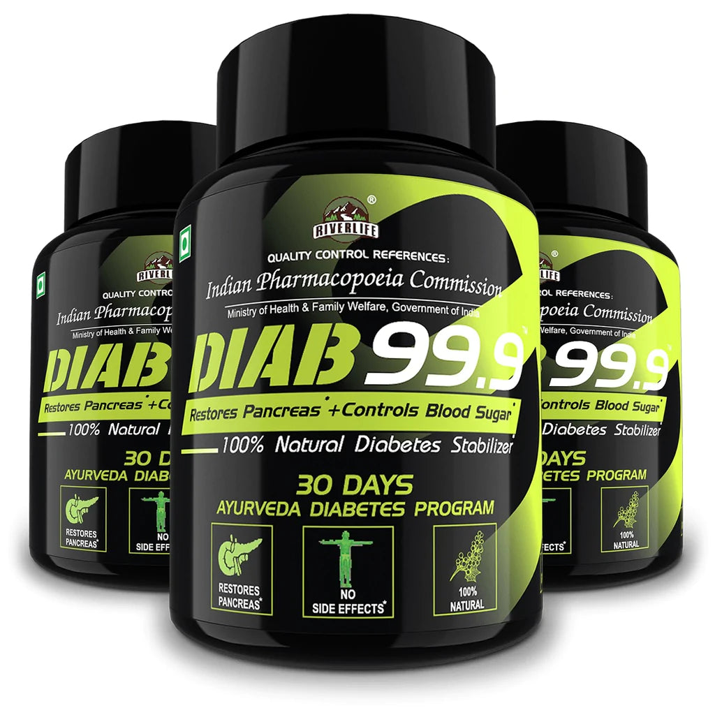 Diab 99.9 Type-2 Ayurvedic Sugar Reversal Program | Get Free Doctor & Dietitian Reversal Consultation | 100% Natural Health Care > Metabolic Health > Diabetes > Supplement > Ayurvedic Diabetes Reversal The Yoga Man Lab 3 Month Program: ₹4999/- (33% Off)  