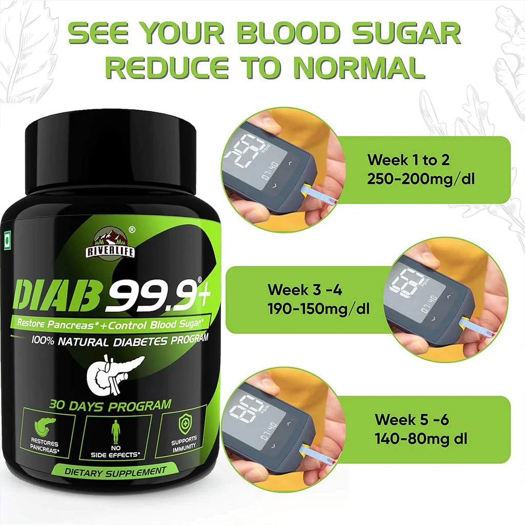 DIAB 99.9+ Type-2 Diabetes Ayurvedic Medicine | 100% Natural Health Care > Gut Health > Colon Detox > Supplement > Ayurvedic Constipation, IBS & Bowel Treatment The Yoga Man Lab   