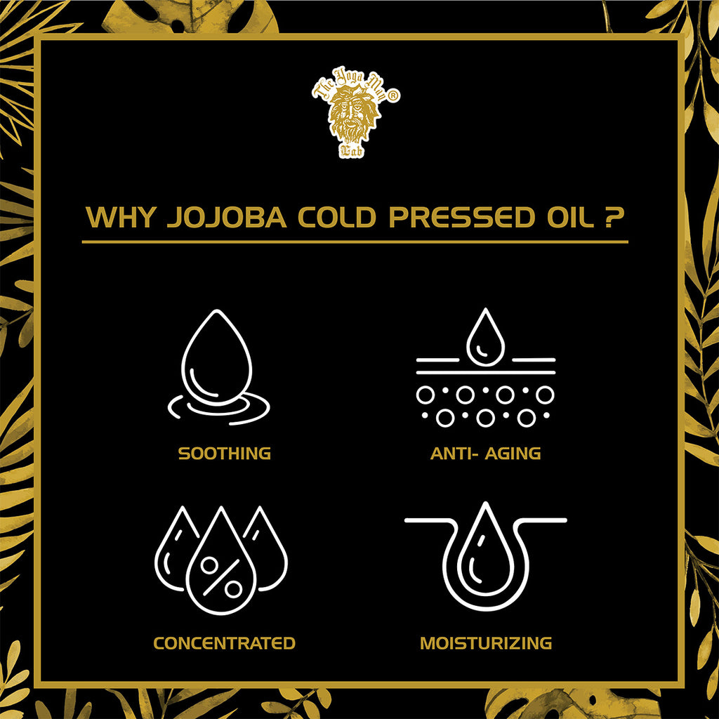 Best Jojoba Oil 100% Pure & Organic Cold Pressed Oil | Promotes Hair Growth & Skin Moisturizing Health & Beauty > Oil > Topical Oil > Hair, Body, Nails The Yoga Man Lab   