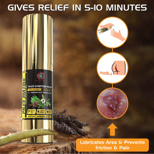 PILES MATRIX - Ayurvedic Piles Healing Gel | Relieves Itching, Inflammation & Lubricates Area | Made with 100% Natural Essential Oils Health Care > Gut Health > Piles > Gel > Ayurvedic Piles Treatment The Yoga Man Lab   