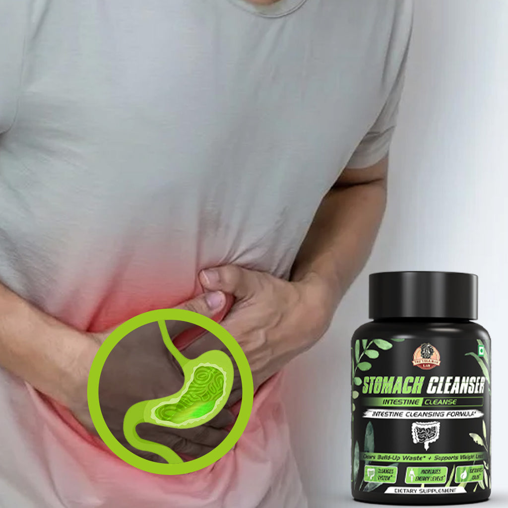 STOMACH CLEANSER- Intestine Detox Ayurvedic Supplement | 14 Days Program To Remove Toxins & Constipation | 100% Natural Health Care > Gut Health > Colon Detox > Supplement > Ayurvedic Constipation, IBS & Bowel Treatment The Yoga Man Lab   